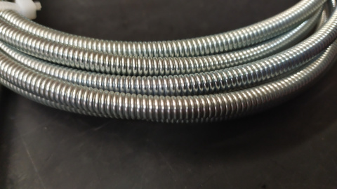 Sprężyna, spirala do rur ze szczotką 5mm 1,5m Sprężyna, spirala do rur ze szczotką 5mm 1,5m
