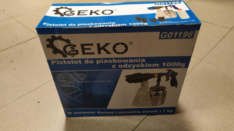 Pistolet do piaskowania z odzyskiem 1000g Pistolet do piaskowania z odzyskiem 1000g