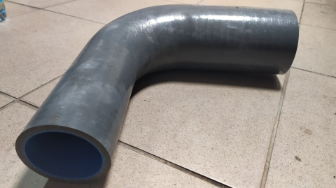 Kolano silikonowe 90st redukcyjne fi90/60 250x250 Kolano silikonowe 90st redukcyjne fi90/60 250x250