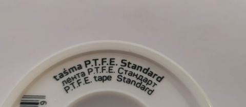 Taśma teflonowa standard 12mm/12m woda Taśma teflonowa standard 12mm/12m woda
