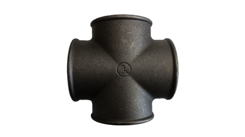 Czwórnik żeliwny czarny GW 3" Czwórnik żeliwny czarny GW 3"