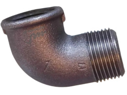 Kolano żeliwne czarne 90° GW/GZ 1"