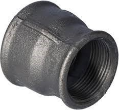 Mufa redukcyjna żeliwna czarna GW 3x2 1/2" Mufa redukcyjna żeliwna czarna GW 3x2 1/2"