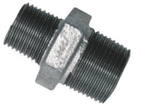 Nypel żeliwny redukcyjny ocynk GZ 2x6/4" Nypel żeliwny redukcyjny ocynk GZ 2x6/4"