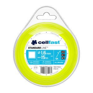 Żyłka tnąca 1,6 mm 15 m kwadrat Żyłka tnąca 1,6 mm 15 m kwadrat