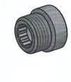 Przedłużka mosiądz GW/GZ 1/2" 40mm Przedłużka mosiądz GW/GZ 1/2" 40mm