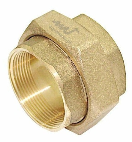 Śrubunek prosty płaski mosiądz GW 5/4" Śrubunek prosty płaski mosiądz GW 5/4"