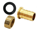 Złączka na wąż okrągła nakrętka mosiądz GW 5/4"x25