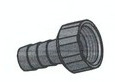 Złączka na wąż okrągła nakrętka mosiądz GW 1/2"x12 Złączka na wąż okrągła nakrętka mosiądz GW 1/2"x12