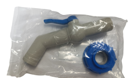 Kran PP 45° z IBC S60x6 na wąż 13-19 mm MAUZER Kran PP 45° z IBC S60x6 na wąż 13-19 mm MAUZER