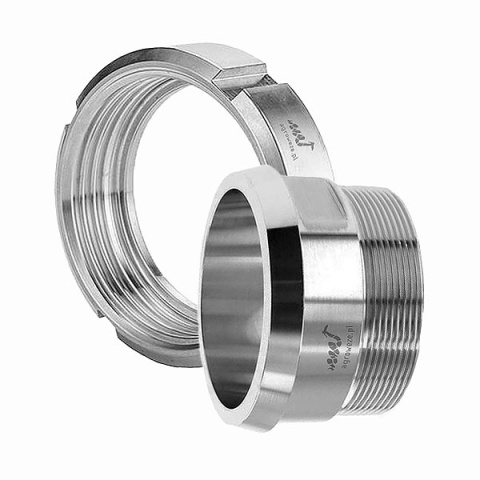 Żeńskie złącze higieniczne DN100 z gwintem 4" (GZ) Żeńskie złącze higieniczne DN100 z gwintem 4" (GZ)