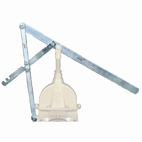 Dzwignia zasuwy nożowej 6" Dzwignia zasuwy nożowej 6"