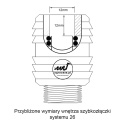 Wtyk do szybkozłącza na wąż DN10