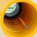 Złącze 19x7mm z nylonu do piaskowania