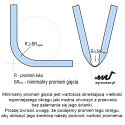 Przewód silikonowy elastyczny 45x1000mm 13,2bar 5,5mm