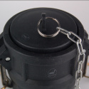 Camlock 1cal zaślepka gniazda polipropylen DP100
