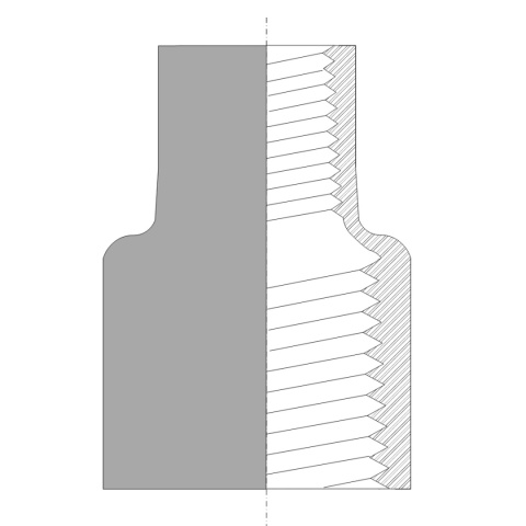 Redukcja nierdzewna 1/4"x1/8" GW/GW Redukcja nierdzewna 1/4"x1/8" GW/GW