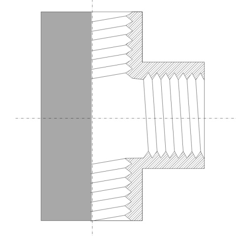 Trójnik 1/8" nierdzewny GW 16 bar Trójnik 1/8" nierdzewny GW 16 bar