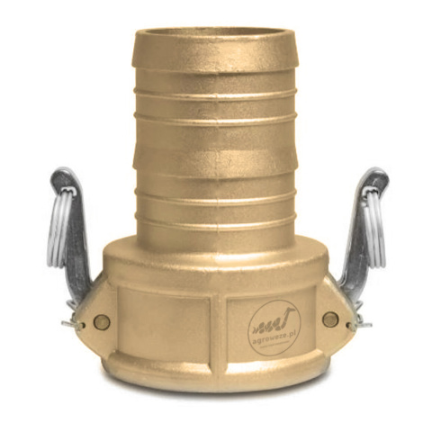 Camlock 1/2 na wąż, gniazdo, mosiądz C050 Camlock 1/2 na wąż, gniazdo, mosiądz C050