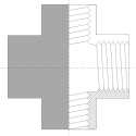 Czwórnik 2" nierdzewny GW 16 bar