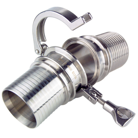 Złącze trójzaciskowe TRI Clamp DN39/50,5 do węża Złącze trójzaciskowe TRI Clamp DN39/50,5 do węża