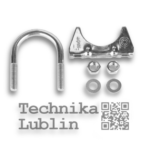 Obejma rury wydechowej, tłumika, katalizatora fi 127 Obejma rury wydechowej, tłumika, katalizatora fi 127