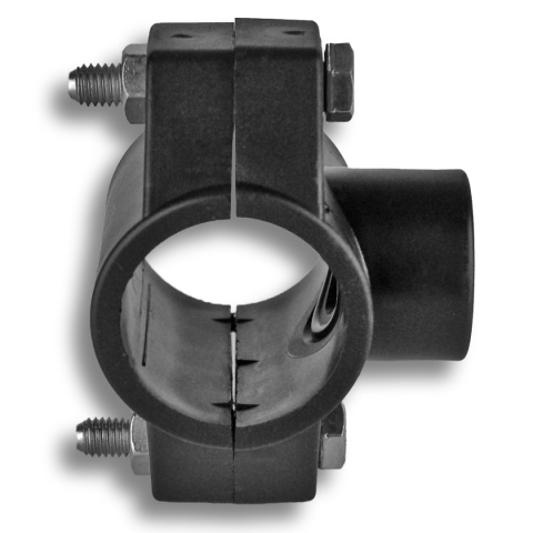 Opaska siodłowa obejma na rurę PE 63x5/4 GW PN10 Opaska siodłowa obejma na rurę PE 63x5/4 GW PN10