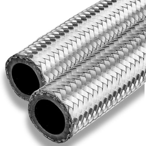 Wąż do benzyny i oleju w oplocie stalowym 7.5mm (8mm) Wąż do benzyny i oleju w oplocie stalowym 7.5mm (8mm)