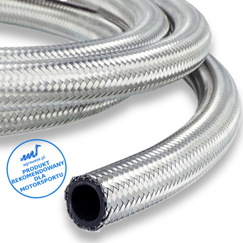 Wąż do benzyny i oleju w oplocie stalowym 7.5mm (8mm) Wąż do benzyny i oleju w oplocie stalowym 7.5mm (8mm)
