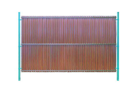 Osłona z listew 123cm standard, do paneli drucianych, jasny brąz Osłona z listew 123cm standard, do paneli drucianych, jasny brąz