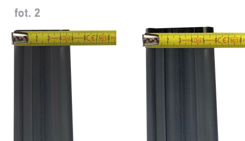 Osłona z listew 123cm szerokich, do paneli drucianych, zielona Osłona z listew 123cm szerokich, do paneli drucianych, zielona