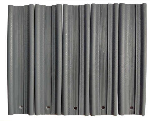 Osłona z listew 153cm standard, do paneli drucianych, szara Osłona z listew 153cm standard, do paneli drucianych, szara