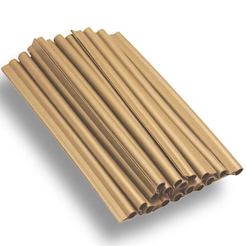 Klipsy do taśmy 19cm, 10szt, słomkowe Klipsy do taśmy 19cm, 10szt, słomkowe