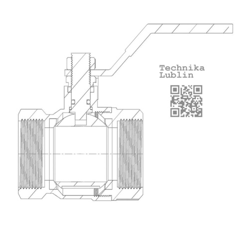 Zawór kulowy 1½" GW/GW 25bar Hydro-S Zawór kulowy 1½" GW/GW 25bar Hydro-S
