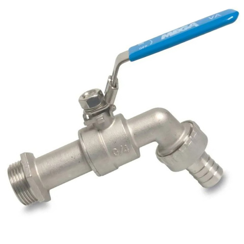 Kran nierdzewny, kulowy GZ3/4"x16mmm, 10 bar Kran nierdzewny, kulowy GZ3/4"x16mmm, 10 bar