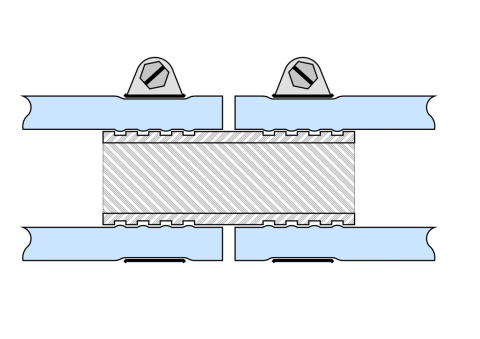 Łącznik węża 28mm aluminiowy Łącznik węża 28mm aluminiowy
