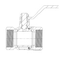 Zawór 3-drożny 3/4" 16bar typ L