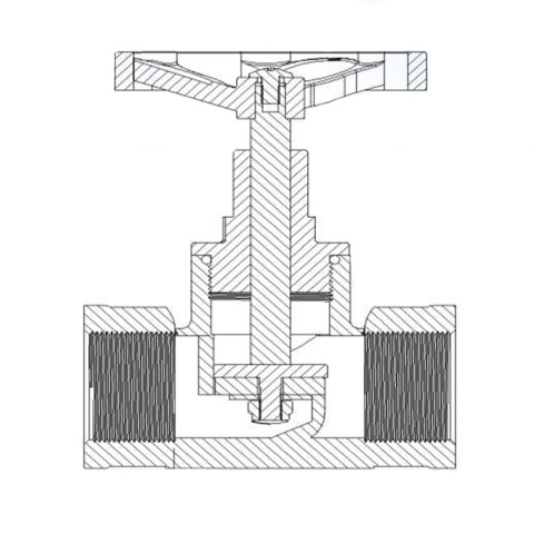 Zawór grzybkowy 1" GW/GW 10bar DVGW typ1105 Zawór grzybkowy 1" GW/GW 10bar DVGW typ1105