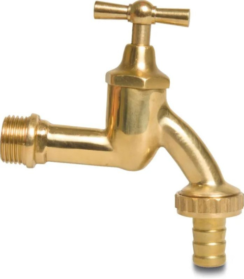 Zawór grzybkowy wypływowy 3/4" 8bar, mosiądz polerowany Zawór grzybkowy wypływowy 3/4" 8bar, mosiądz polerowany