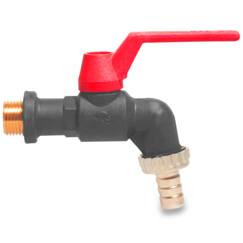 Zawór kulowy wypływowy PP 3/4" GZ 10bar typ 210 Zawór kulowy wypływowy PP 3/4" GZ 10bar typ 210