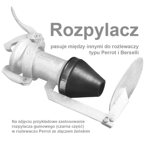 Rozpylacz gumowy rozlewacza gnojowicy Rozpylacz gumowy rozlewacza gnojowicy