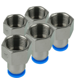 5szt. złączek tekalanu 4mm x 1/8