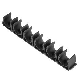 Listwa mocująca przewodu 8mm, 6 gniazd