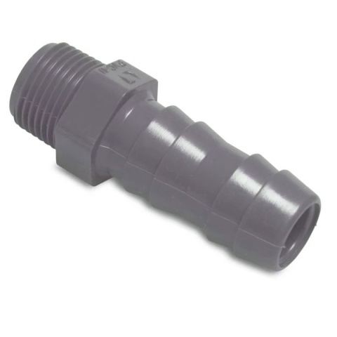 Końcówka węża 40mm x gz 1.1/2" PCV-U 10bar Końcówka węża 40mm x gz 1.1/2" PCV-U 10bar
