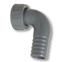 Końcówka węża 90st. 32mm x nakrętka gw 1.1/4" Polipropylen 6bar