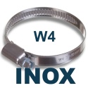 5x opaska ślimakowa 110-130 W4 nierdzewna