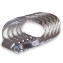5x opaska ślimakowa 220-240 W4 nierdzewna