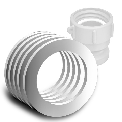 5x uszczelka PTFE gwintu złącza Camlock DN50 5x uszczelka PTFE gwintu złącza Camlock DN50