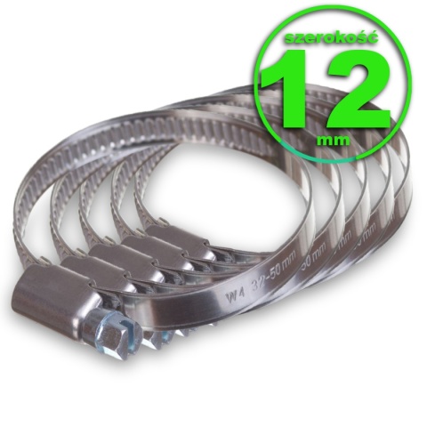 5x opaska ślimakowa poszerzona 20-32 W4 nierdzewna 5x opaska ślimakowa poszerzona 20-32 W4 nierdzewna