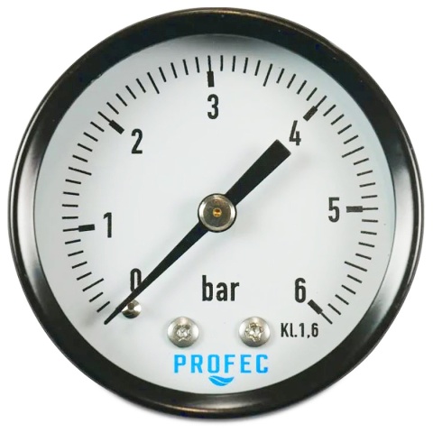 Manometr 0 - 2,5bar 50mm, suchy, tylny, GZ1/4"